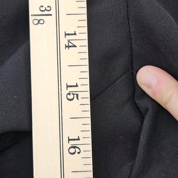 Eliza J Wide Leg Dress Pants Black Women’s Size 10 High Rise Evening Career - Picture 11 of 14